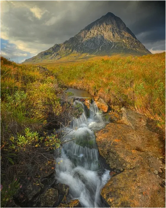 Framed Print : View to Buachaille Etive Mor, in the Western Scottish highlands