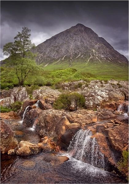 A view to Buachaille Etive More, highlands of Scotland