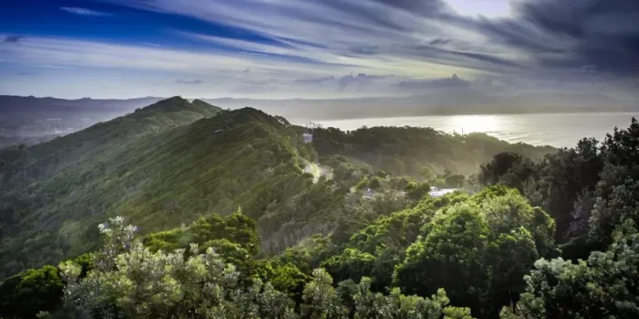 Framed Print : View of Byron Bay