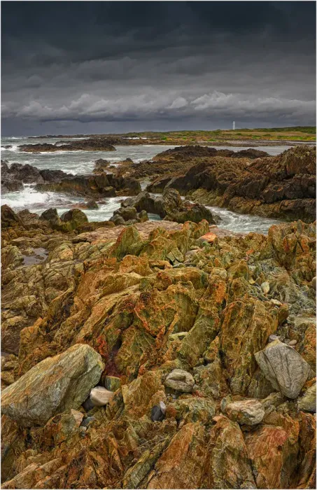 Framed Print : A view to the Currie Lighthouse on King Island Tasmania Framed Print : A view to the Currie Lighthouse on King Island Tasmania