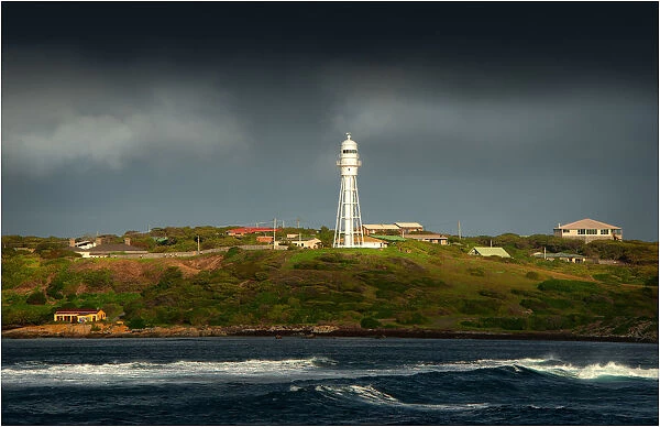 A view to the Currie Lighthouse on King Island Tasmania