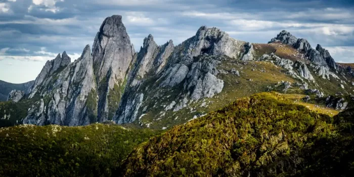 Framed Print : View to Federation Peak in Eastern Arthur Range, Southwest Tasmania Framed Print : View to Federation Peak in Eastern Arthur Range, Southwest Tasmania