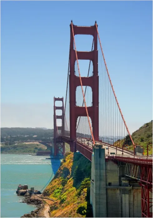 Framed Print : A view of Golden gate Bridge, San Francisco, California Framed Print : A view of Golden gate Bridge, San Francisco, California