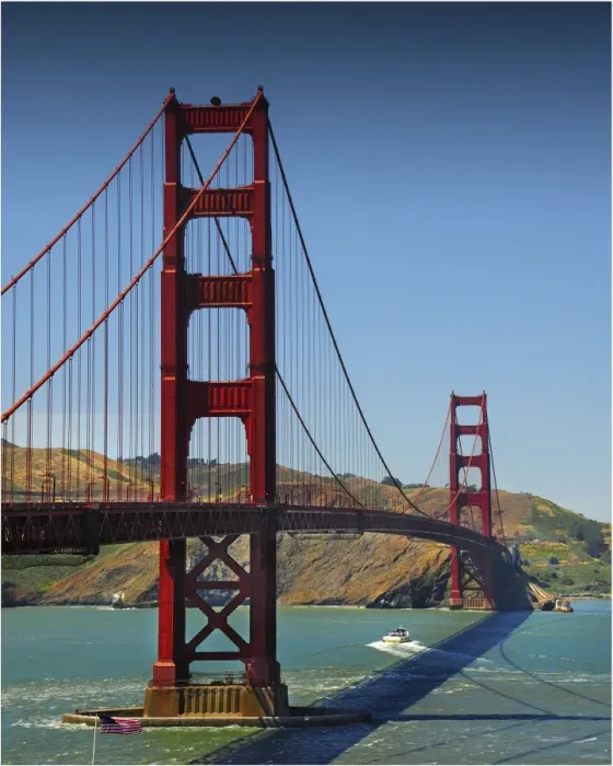 Framed Print : A view of Golden gate Bridge, San Francisco, California Framed Print : A view of Golden gate Bridge, San Francisco, California