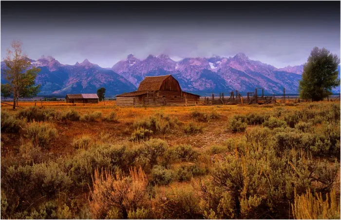Framed Print : View to Grand Teton National Park, Wyoming, United States Framed Print : View to Grand Teton National Park, Wyoming, United States