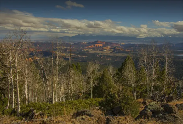 Framed Print : A view from the Henry mountains, Utah, USA