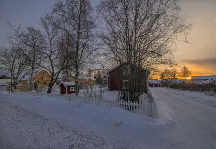Framed Print : A view of the historic village of old Lulea, Lapland, Sweden Framed Print : A view of the historic village of old Lulea, Lapland, Sweden