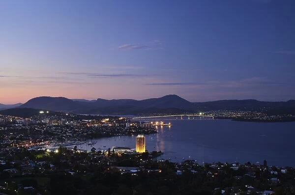 View of Hobart and River Derwent from Sandy Bay
