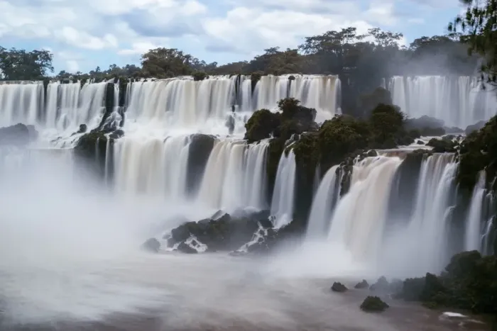 Framed Print : View of Iguazu Falls, Argentine Province Of Misiones, South America Framed Print : View of Iguazu Falls, Argentine Province Of Misiones, South America