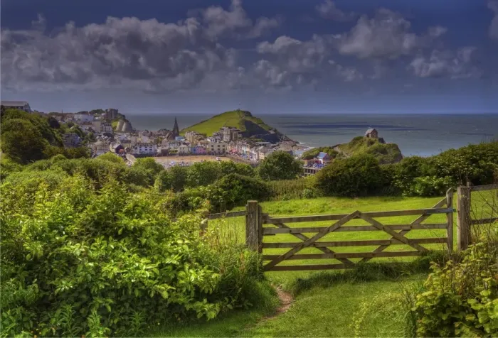 Framed Print : View to Ilfracombe