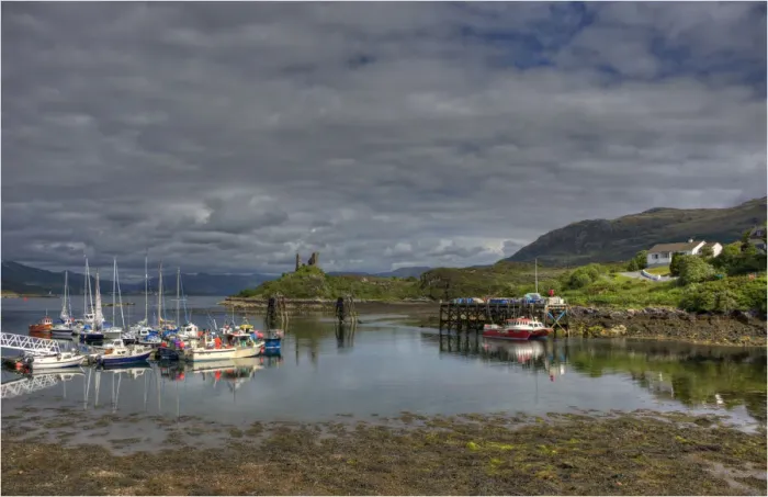 Framed Print : A view from the Isle of Skye, inner Hebrides, Scotland