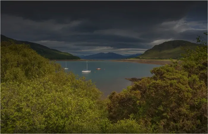 Framed Print : A view from the Isle of Skye, inner Hebrides, Scotland