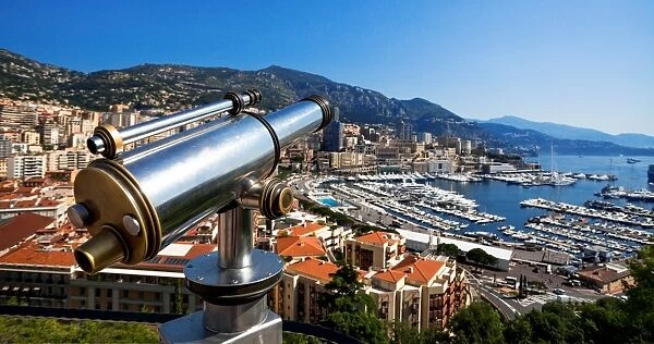 View of La Condamine and Monte Carlo, Monaco, Europe