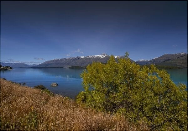 A view towards Lake Wakatipu from the Glenorchy road, near Queenstown, South Island, New Zealand