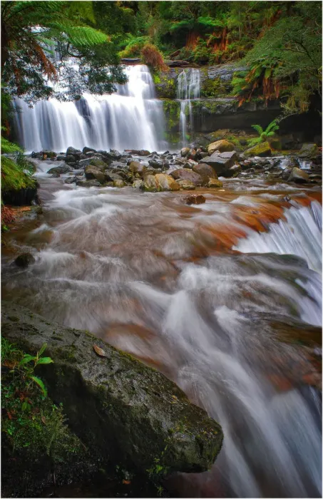 Framed Print : A view of Liffey Falls in Central Tasmania