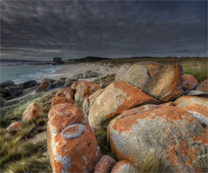 Framed Print : View to Marshall bay, Flinders Island, Tasmania Framed Print : View to Marshall bay, Flinders Island, Tasmania