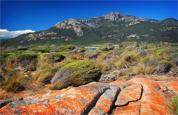 A view to Mount Strzelecki, Flinders Island, Tasmania