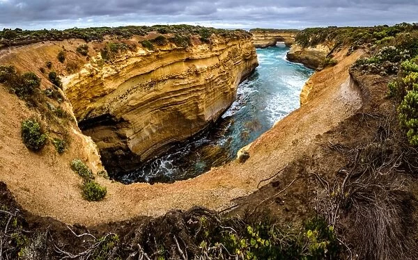 View to Muttonbird Island at Great ocean Road, Victoria