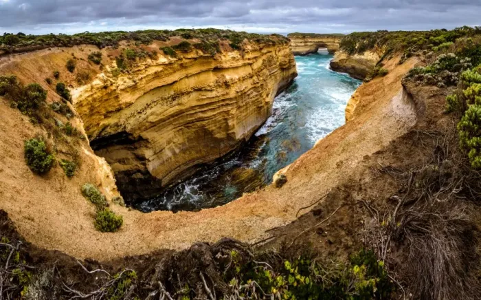 Framed Print : View to Muttonbird Island at Great ocean Road, Victoria