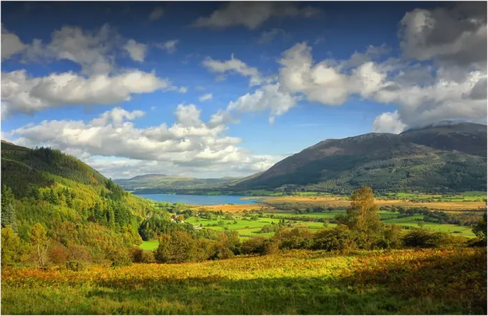Framed Print : View near Bassenthwaite, Lake district, England