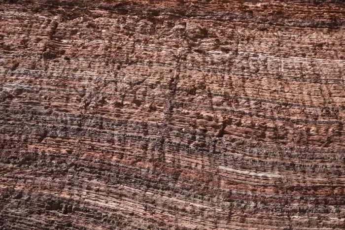 Framed Print : View of a rocky surface from above, Port Hedland, Western Australia, Australia