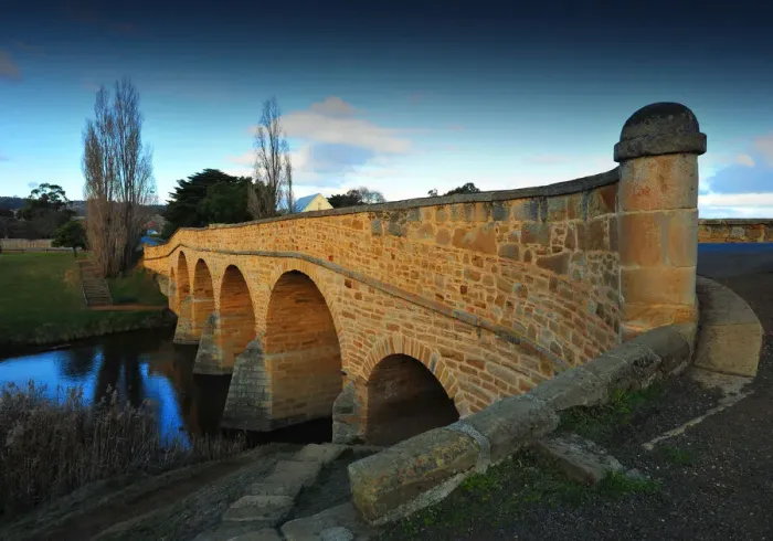 Framed Print : A view of Ross bridge, central Tasmania