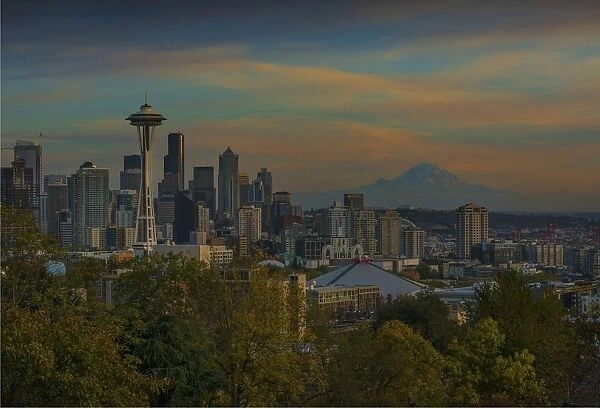 View of Seattle, Washington State, USA