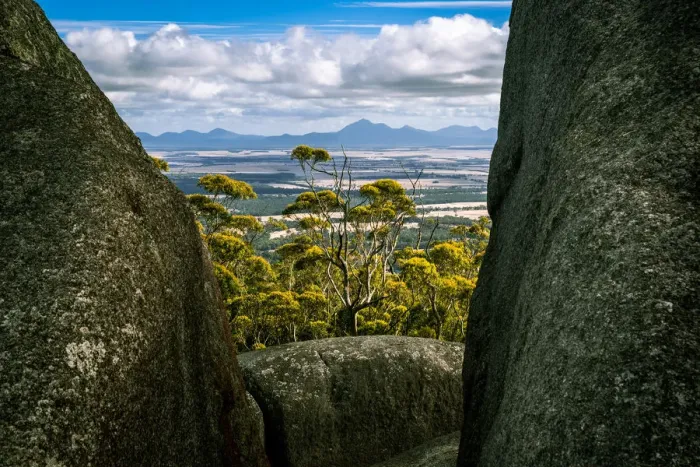 Framed Print : View of Stirling Range from Castle Rock Framed Print : View of Stirling Range from Castle Rock