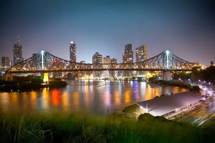 Framed Print : View of Story Bridge, Brisbane