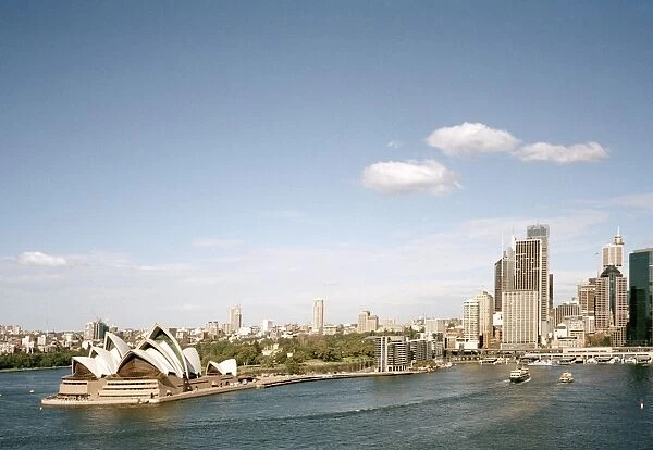 View of Sydney skyline and Opera House