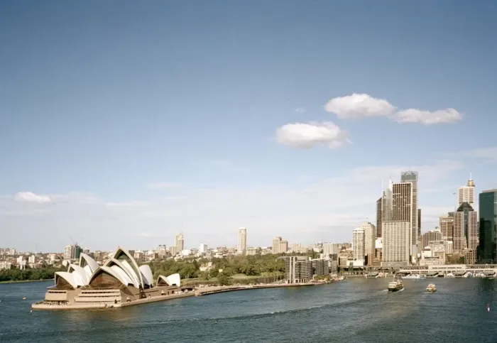 Framed Print : View of Sydney skyline and Opera House