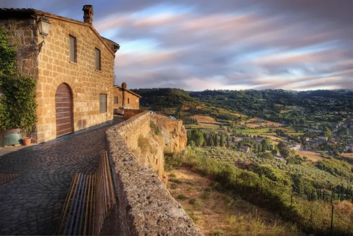 Framed Print : The View of Umbria in Italy