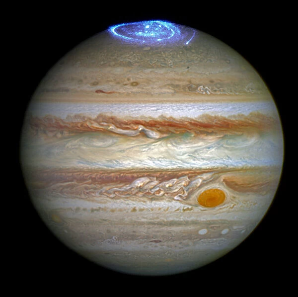 Vivid Auroras in Jupiters Atmosphere