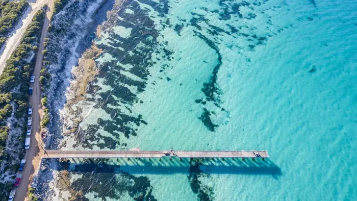 Framed Print : Vivonne Bay Jetty