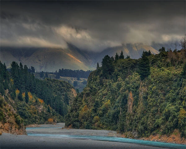 Waimakariri River gorge, South Island, New Zealand