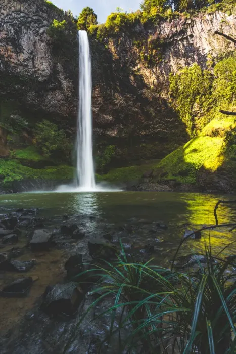Framed Print : WairA'inga / Bridal Veil Falls, Raglan Framed Print : WairA'inga / Bridal Veil Falls, Raglan