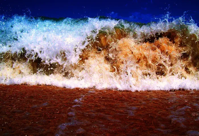 Framed Print : Warrnambool wave