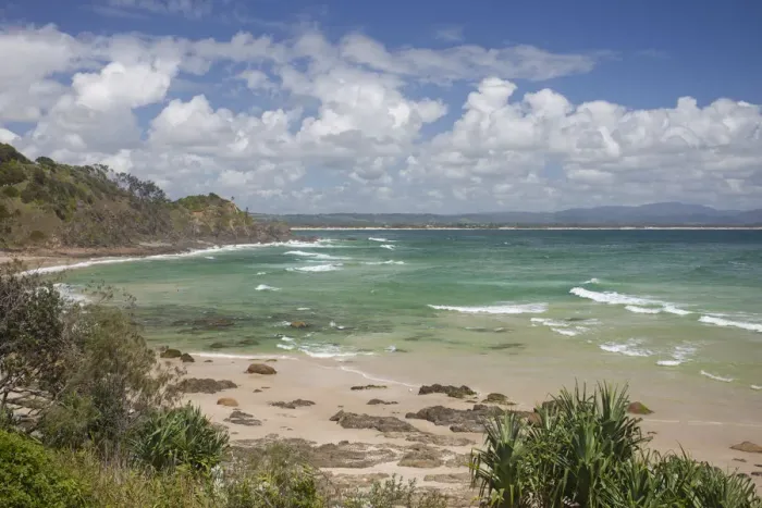Framed Print : Wategoes Beach, Byron Bay, Australia