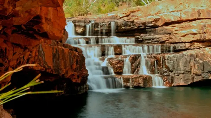 Framed Print : Waterfall, water, river, Park, western, australia, bell, gorge, wilderness Framed Print : Waterfall, water, river, Park, western, australia, bell, gorge, wilderness