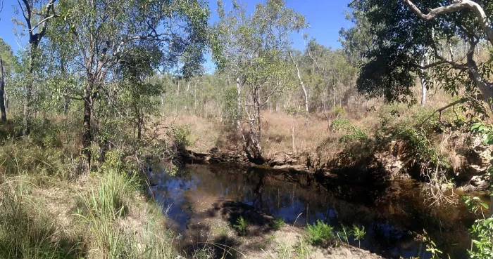 Framed Print : Waterhole. Over half the alluvial gold won in Queensland Framed Print : Waterhole. Over half the alluvial gold won in Queensland