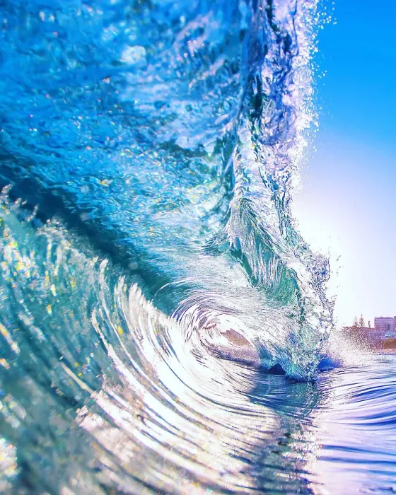 Framed Print : Wave view