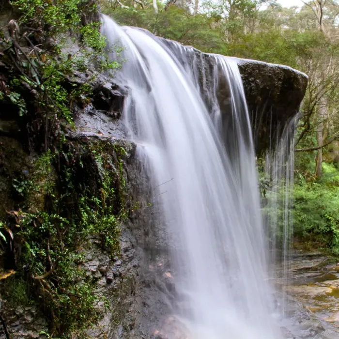 Framed Print : Weeping rock falls
