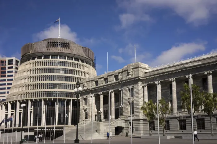 Framed Print : Wellington Parliament Building, the Beehive and the Parliamentary Library Framed Print : Wellington Parliament Building, the Beehive and the Parliamentary Library