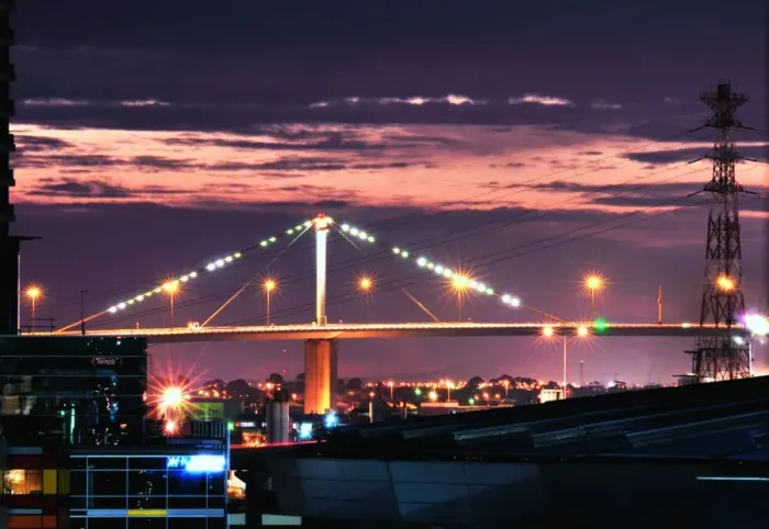 Framed Print : West Gate Bridge Evening Framed Print : West Gate Bridge Evening
