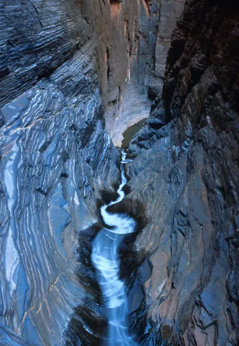 Framed Print : Western Australia, Karijini National Park, Hancock Gorge