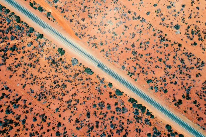 Framed Print : Western Australia Road
