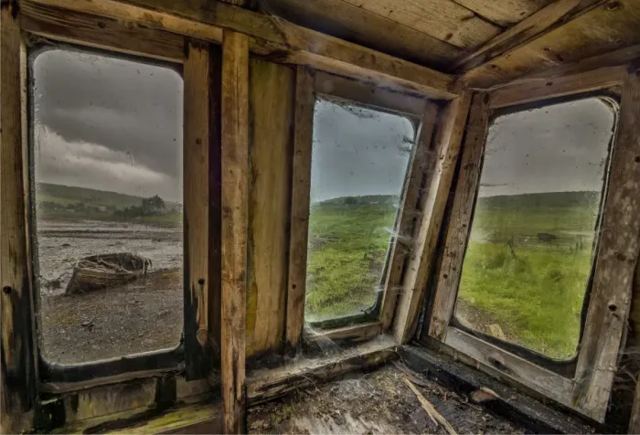 Framed Print : Wet dy on skye Framed Print : Wet dy on skye