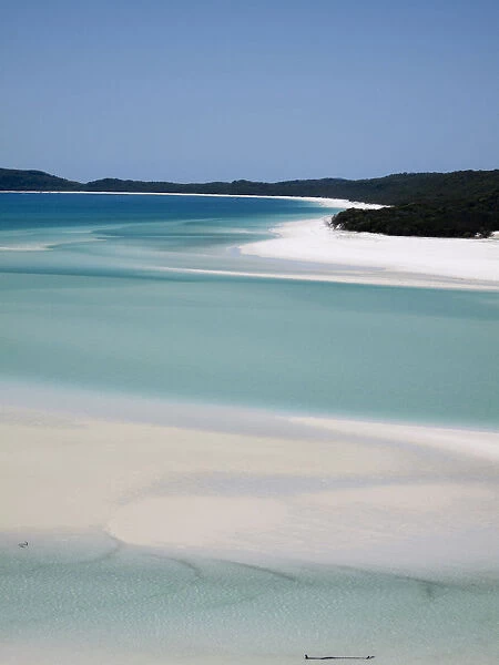 Whitehaven Beach, Hill Inlet, Tounge Point, Whitsunday Island, Whitsunday Islands, Queensland, Australia
