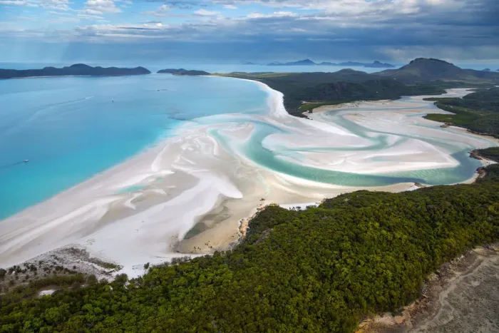 Framed Print : Whitehaven Beach, Hill Inlet, Whitsundays
