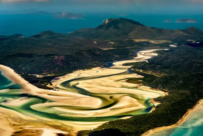 Framed Print : Whitsunday Beach